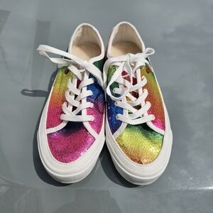 Rainbow sequin UGG sneakers